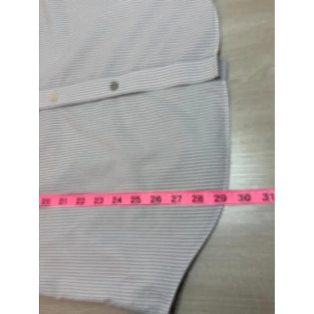 Banana Republic Black Striped Shirt Large Size L